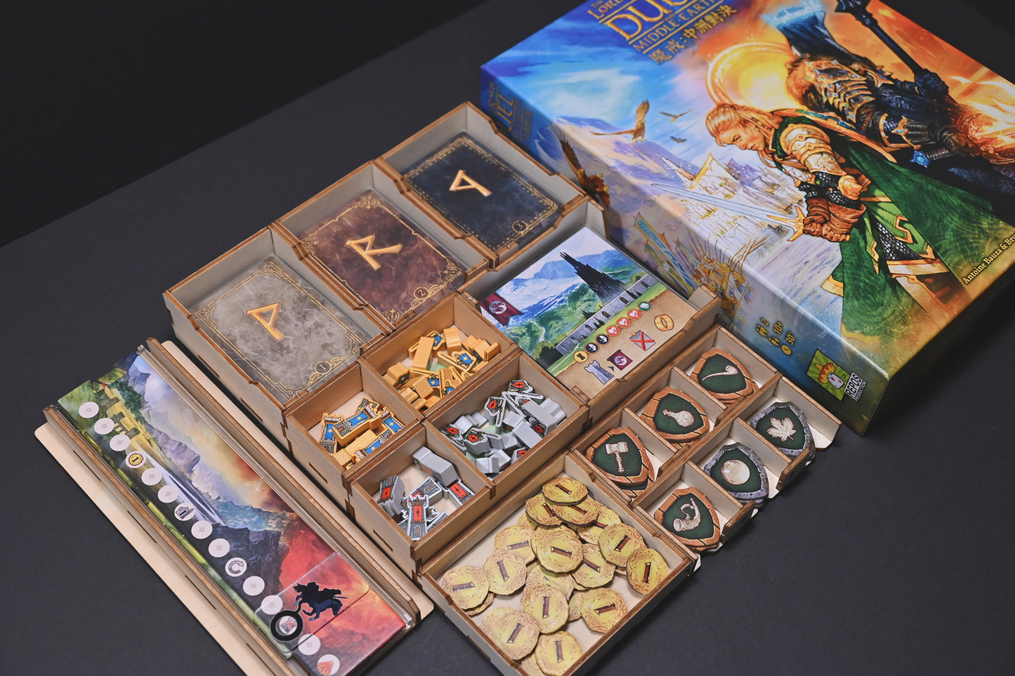 烏鴉盒子-魔戒:中洲對決 The Lord of the Rings: Duel for Middle-Earth 桌遊收納盒