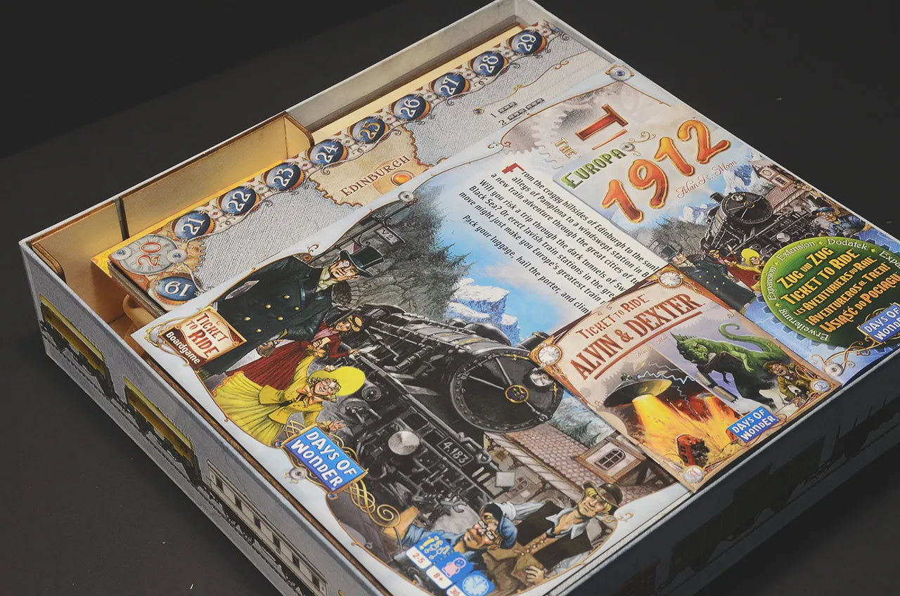 烏鴉盒子-鐵道任務:歐洲 Ticket to Ride: Europe 桌遊收納盒 - Boardgamefever