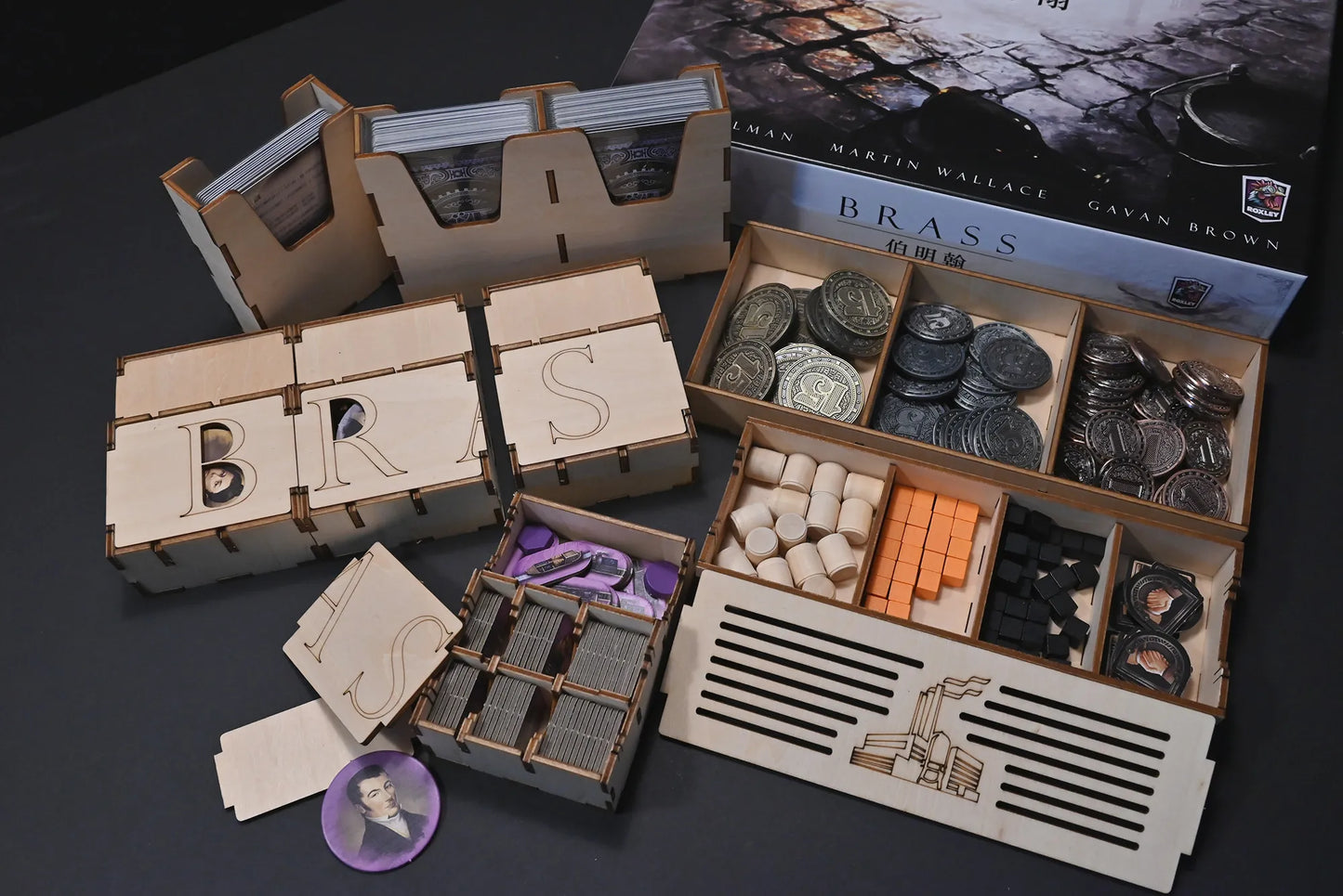 烏鴉盒子-工業革命:伯明翰(2023中文新版) 桌遊收納盒 - Boardgamefever