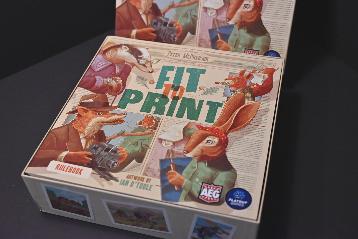 烏鴉盒子-《號外!動物日報》Fit to Print 桌遊收納盒