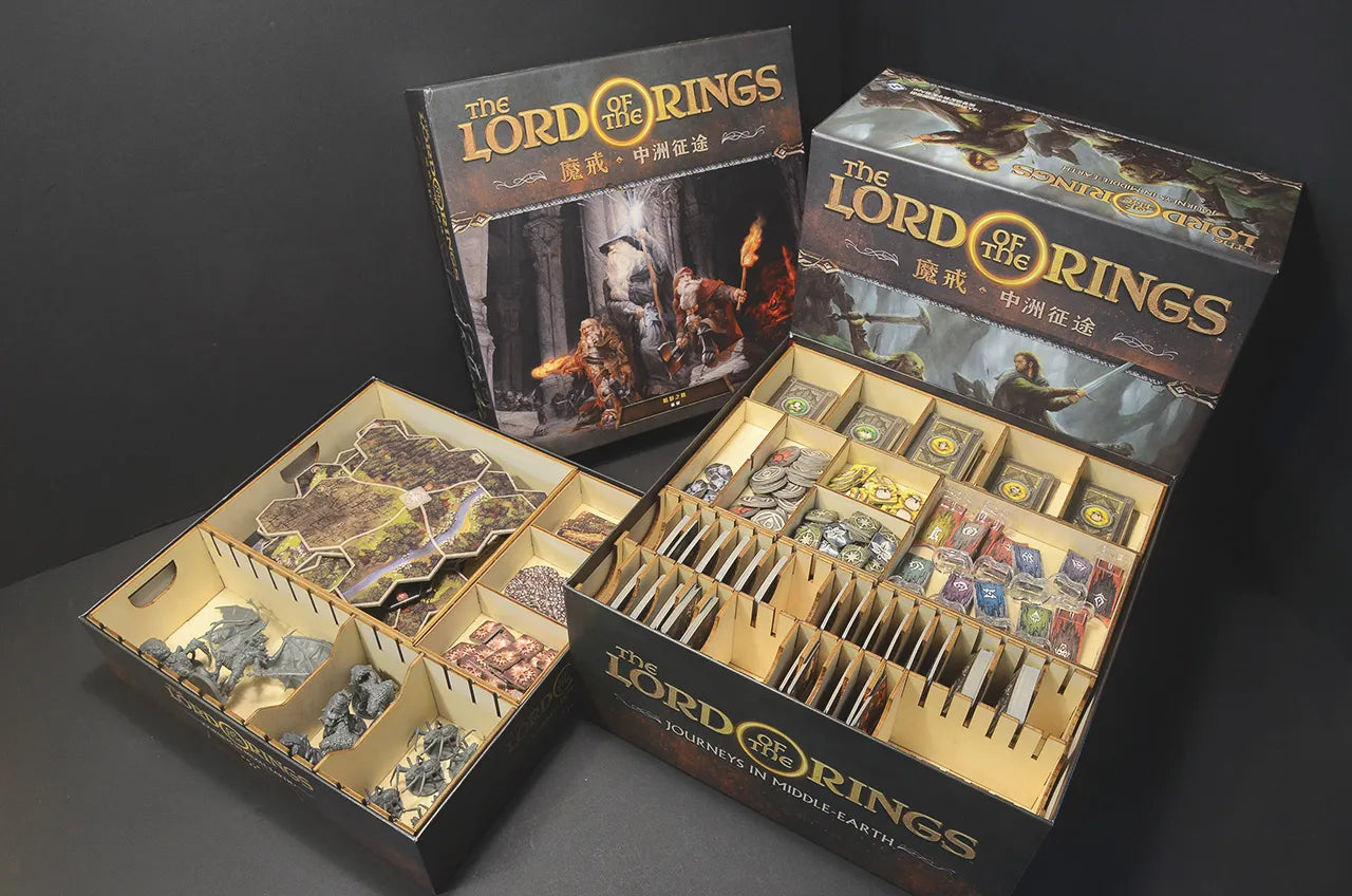 烏鴉盒子-魔戒:中洲征途 – 暗影之路擴充 Journeys in Middle-earth – Shadowed Path Expansion 桌遊收納盒 - Boardgamefever