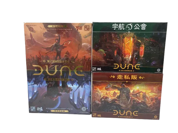 Dune遊戲套組 沙丘：厄拉科斯之戰 +Dune立體指示物+Dune遊戲墊
