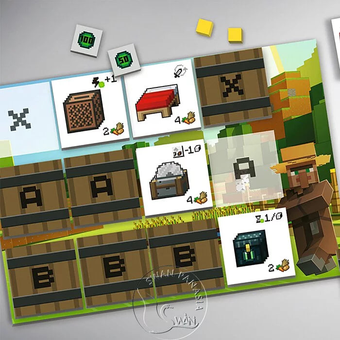 Minecraft: Builders & Biomes Farmer's Market Expansion 當個創世神 農夫市集擴充 - 中文版 - Boardgamefever