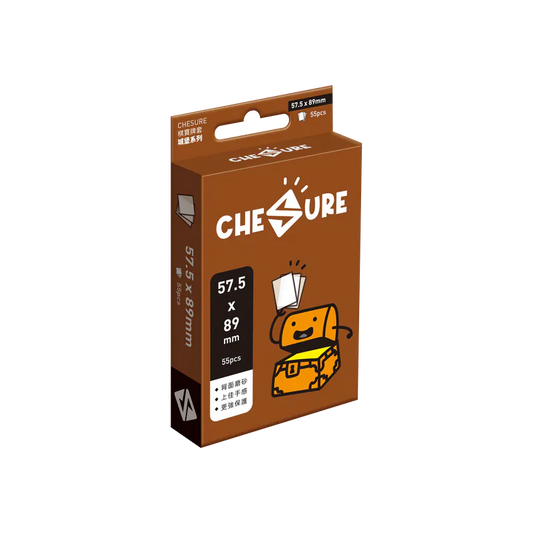 (57.5x89mm)棋寶牌套-城堡(繁) 厚卡套 磨砂 55pcs /CHESURE Sleeves Rook