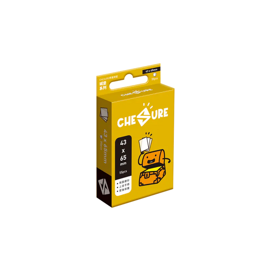 (43x65mm)棋寶牌套-城堡(繁) 厚卡套 磨砂 55pcs/Chesure Sleeves Rook