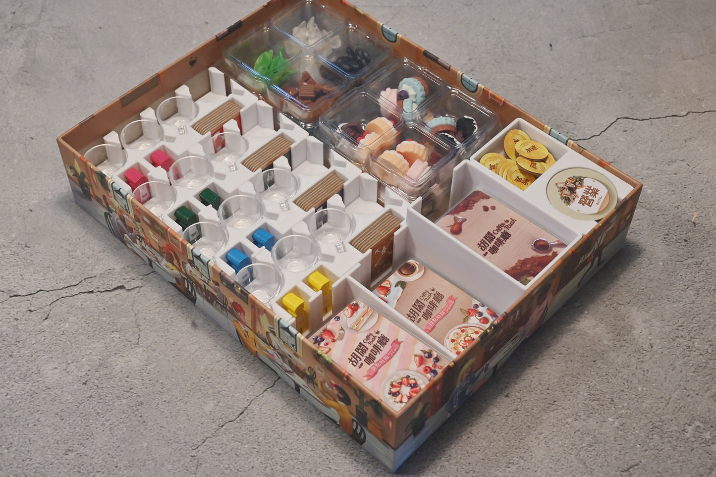 烏鴉盒子-胡鬧咖啡廳+甜點時間 Coffee Rush 桌遊收納盒