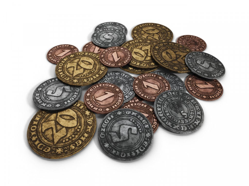 Kutna Hora: The City of Silver - Metal Coins Set - Boardgamefever