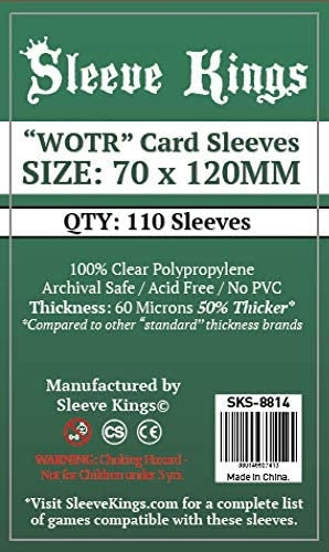 SK Card Sleeves (70mmx120mm) - 110 /pk