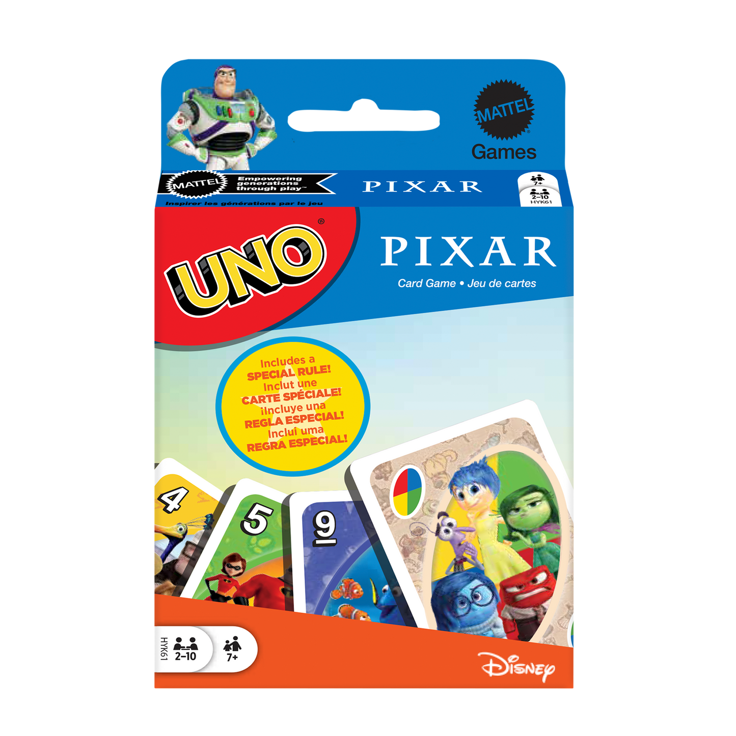 UNO PIXAR UNO卡牌遊戲:皮克斯動畫