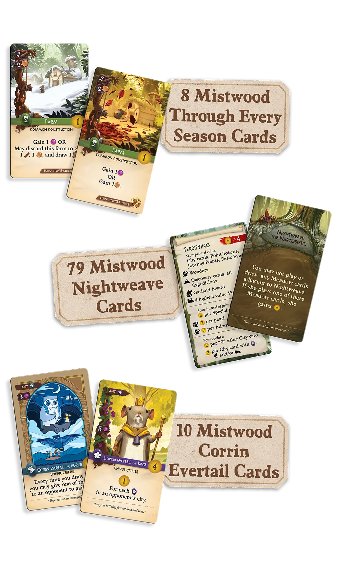 (預訂)Everdell Expansions Oversized Cards