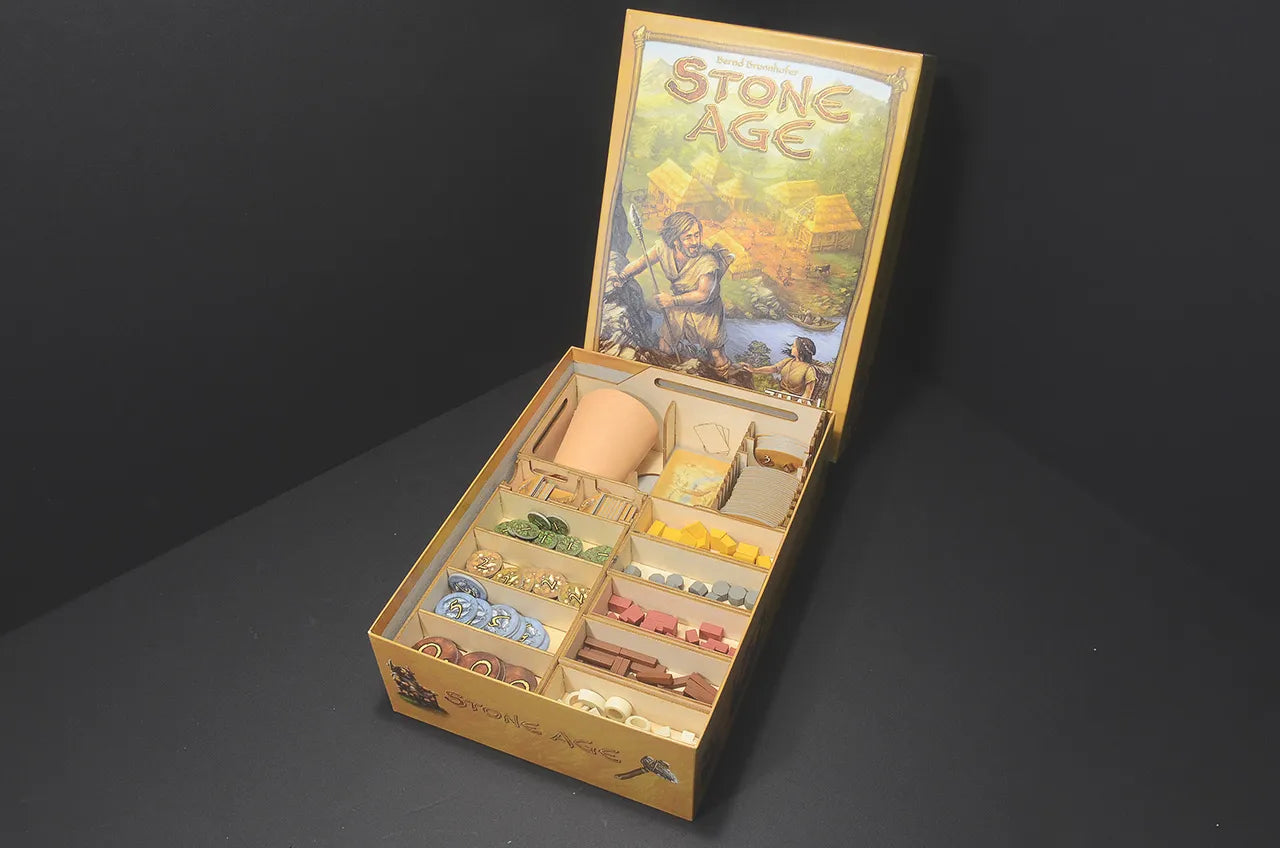 烏鴉盒子-石器時代 Stone Age 桌遊收納盒 - Boardgamefever