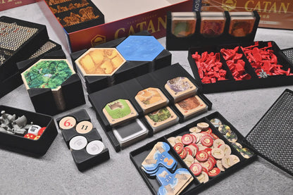 烏鴉盒子-卡坦島+雙擴充 Catan 桌遊收納盒