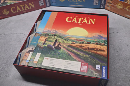烏鴉盒子-卡坦島+雙擴充 Catan 桌遊收納盒