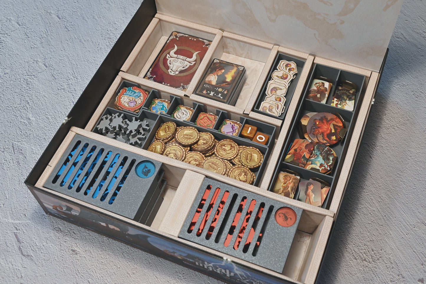 烏鴉盒子-諸神之戰傳奇版 Cyclades Legendary Edition 桌遊收納盒