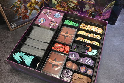 烏鴉盒子-噤聲尋寶記地下墓穴 Clank! Catacombs 桌遊收納盒