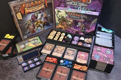 烏鴉盒子-噤聲尋寶記地下墓穴 Clank! Catacombs 桌遊收納盒