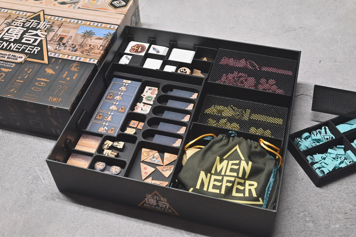 烏鴉盒子-孟菲斯傳奇 Men Nefer 桌遊收納盒