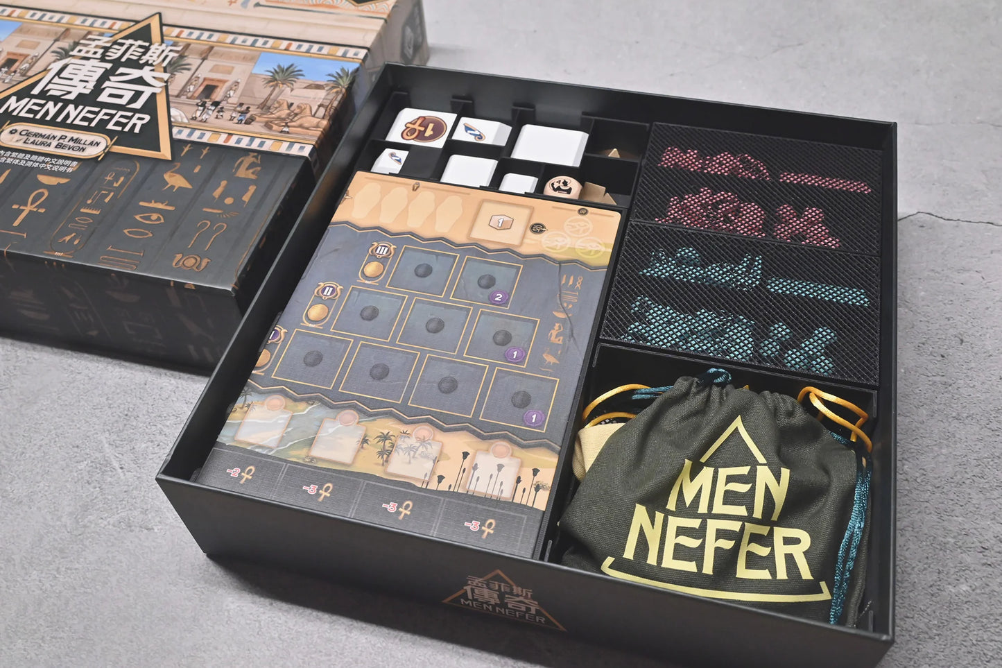 烏鴉盒子-孟菲斯傳奇 Men Nefer 桌遊收納盒