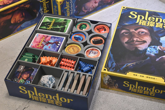 烏鴉盒子-璀璨寶石+新版擴充 Splendor 桌遊收納盒