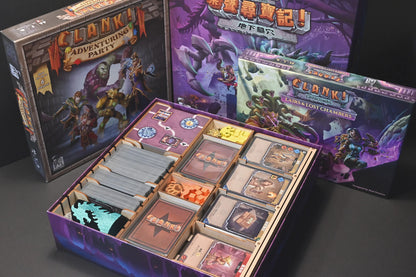 烏鴉盒子-噤聲尋寶記地下墓穴 Clank! Catacombs 桌遊收納盒