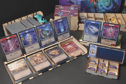 烏鴉盒子-噤聲尋寶記地下墓穴 Clank! Catacombs 桌遊收納盒