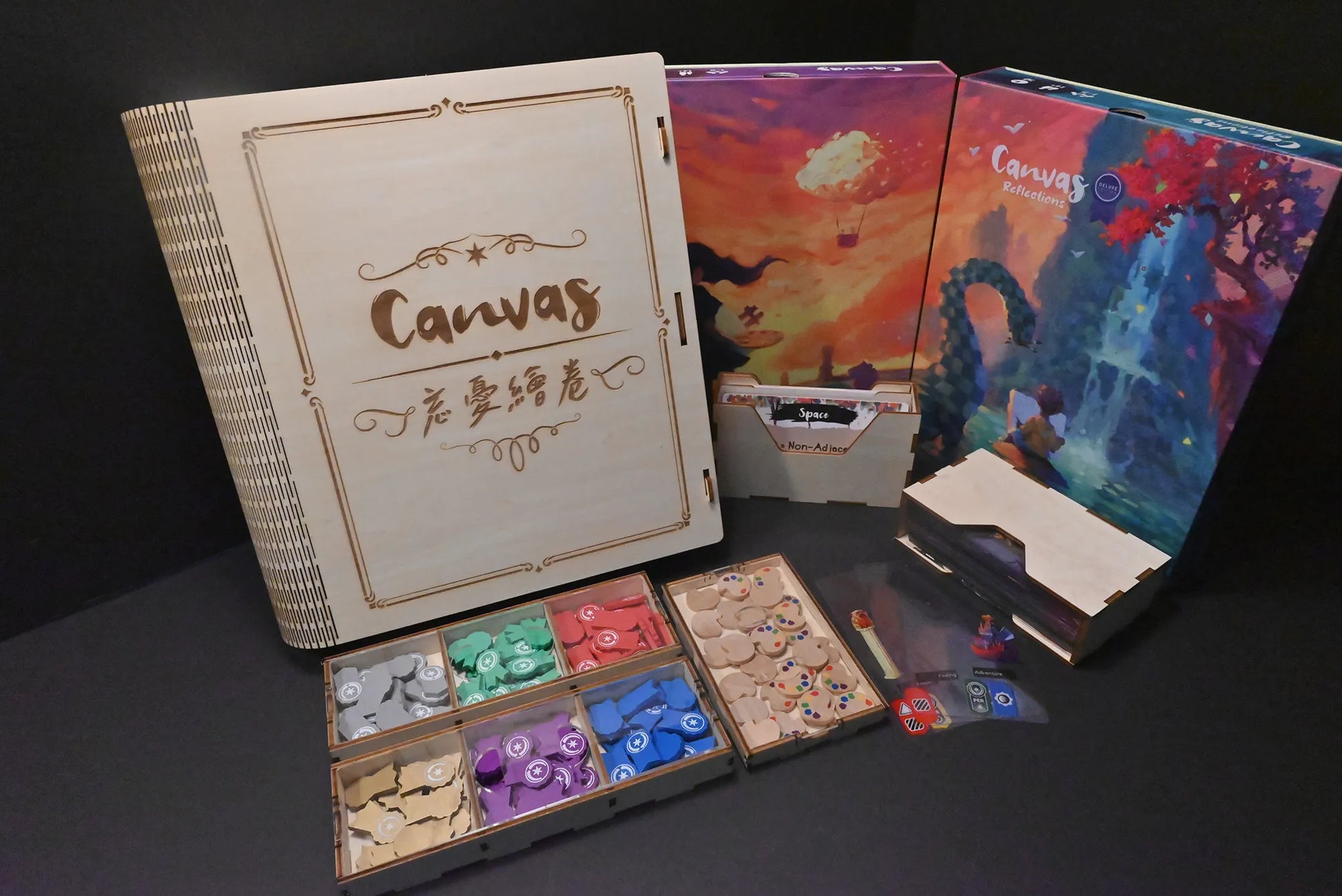 烏鴉盒子-忘憂繪卷+映像擴 Canvas 桌遊收納盒 - Boardgamefever