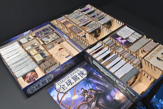 烏鴉盒子-全球驚慄+全擴 Eldritch Horror 桌遊收納盒 - Boardgamefever