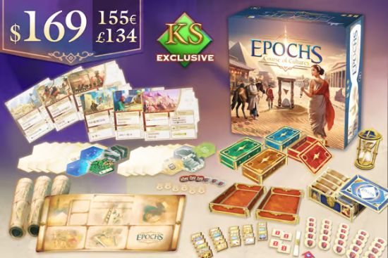 (預訂)Epochs: Course of Cultures(Kickstarter) - Boardgamefever