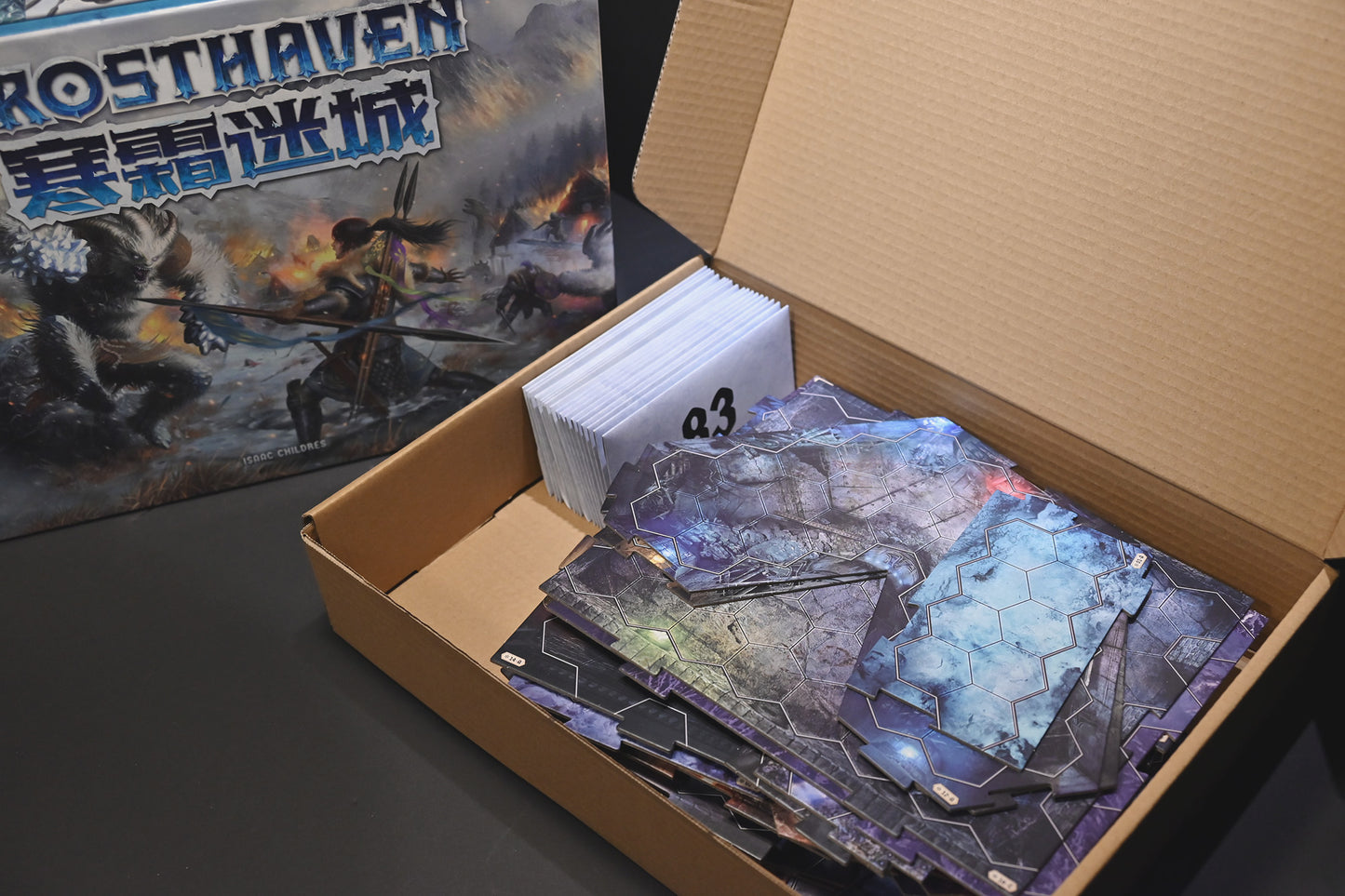 烏鴉盒子-寒霜迷城 Frosthaven 桌遊收納盒