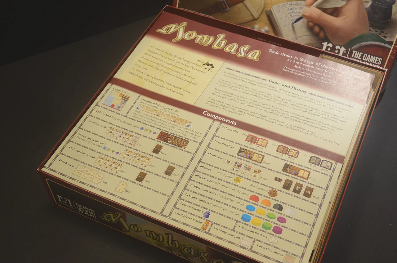 烏鴉盒子-蒙巴薩 Mombasa 桌遊收納盒