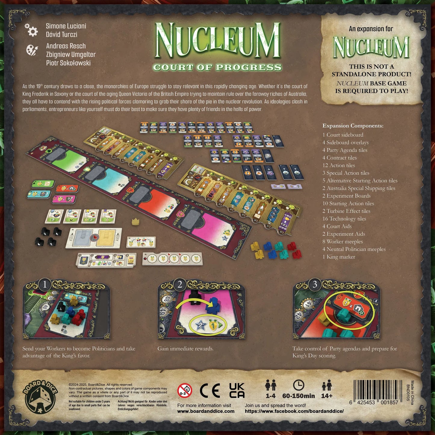 (預訂)Nucleum: Court of Progress - Boardgamefever