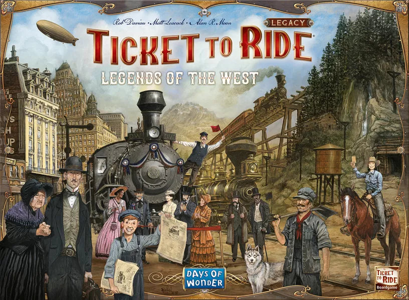 Ticket to Ride Legacy: Legends of the West - Boardgamefever