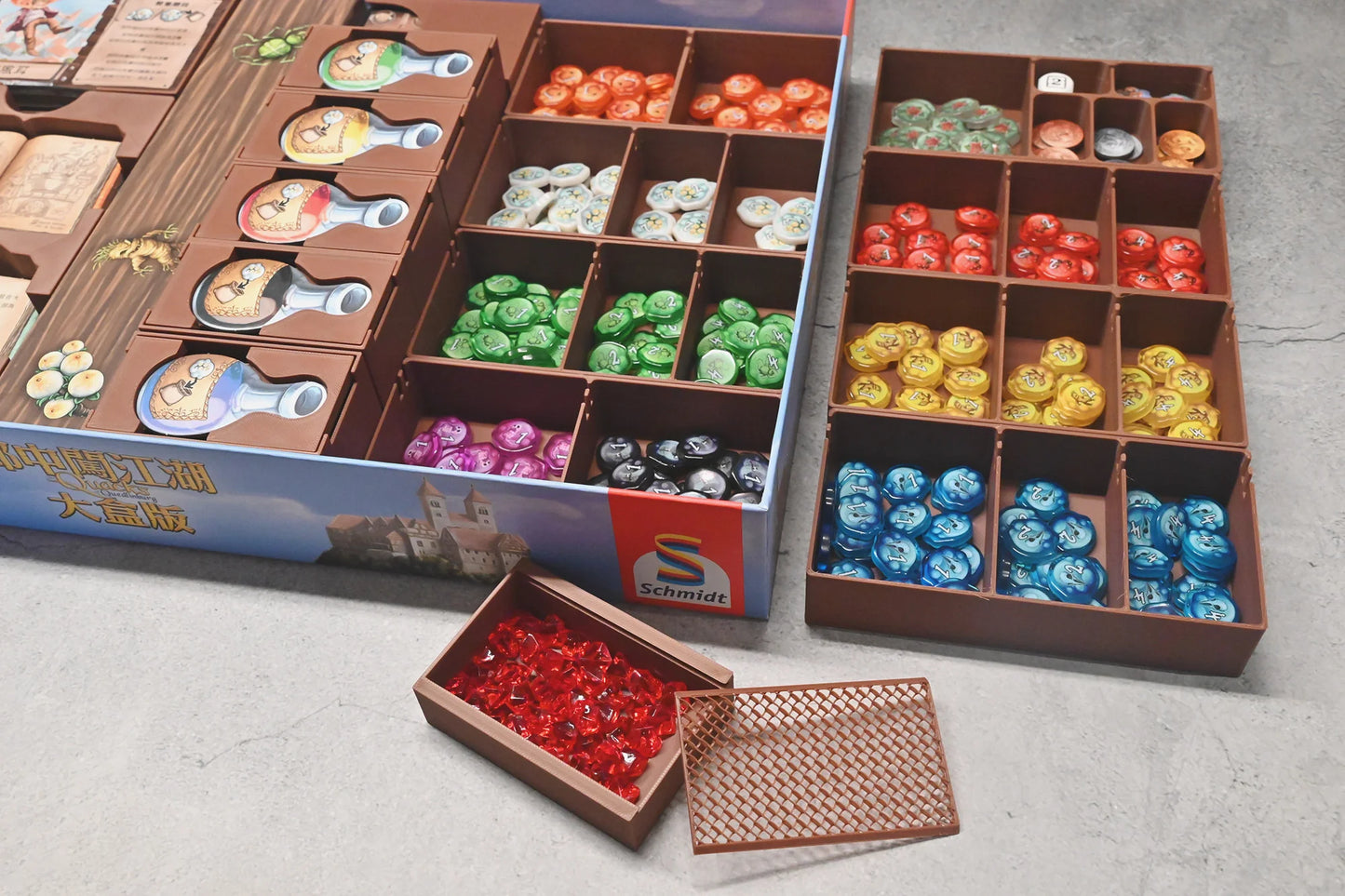 烏鴉盒子-郎中闖江湖大盒版 Quacks of Quedlinburg Mega Box 桌遊收納盒