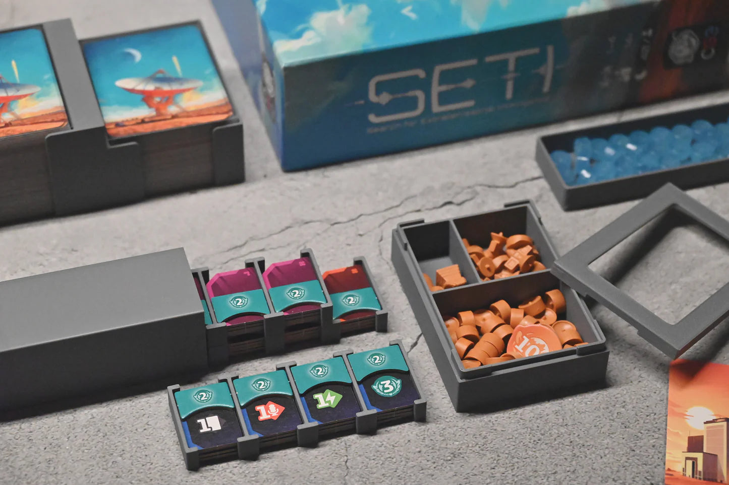 烏鴉盒子-星空覓跡 SETI 桌遊收納盒