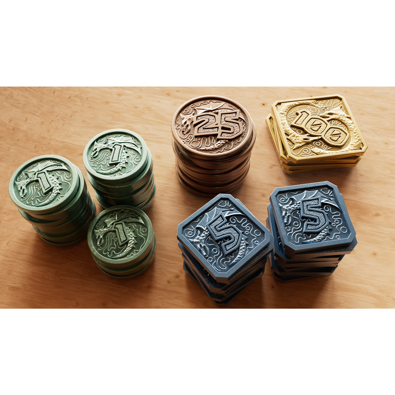 Dawn of Ulos - Metal Favor Tokens (預訂) – Board Game Fever
