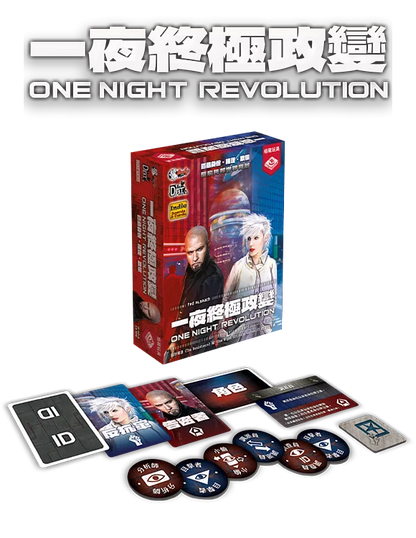 One Night Revolution / 一夜終極政變 - Boardgamefever