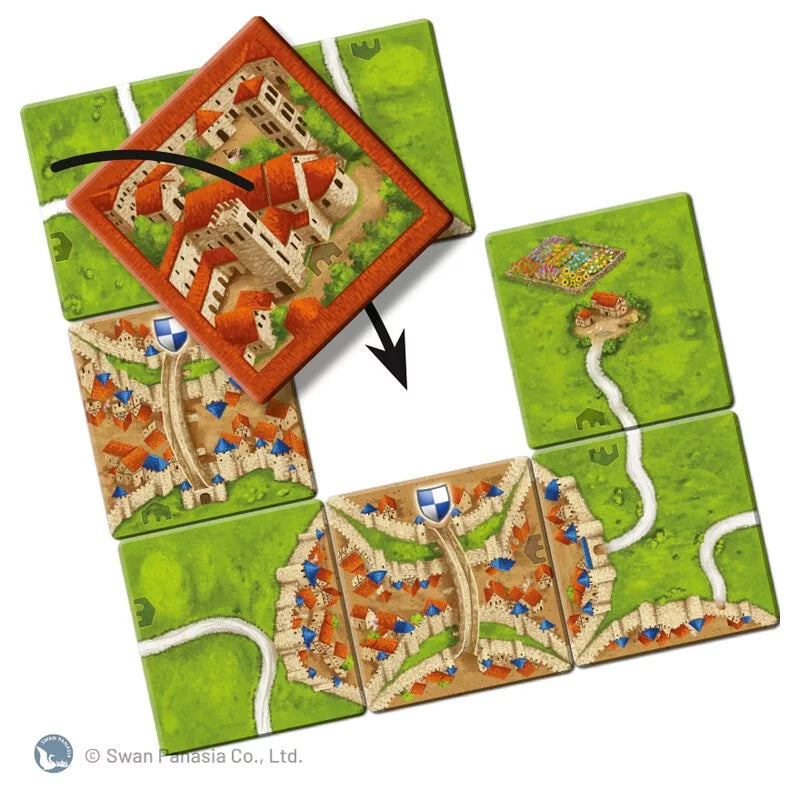 卡卡頌2.0僧院與市長 - 中文版 - Boardgamefever
