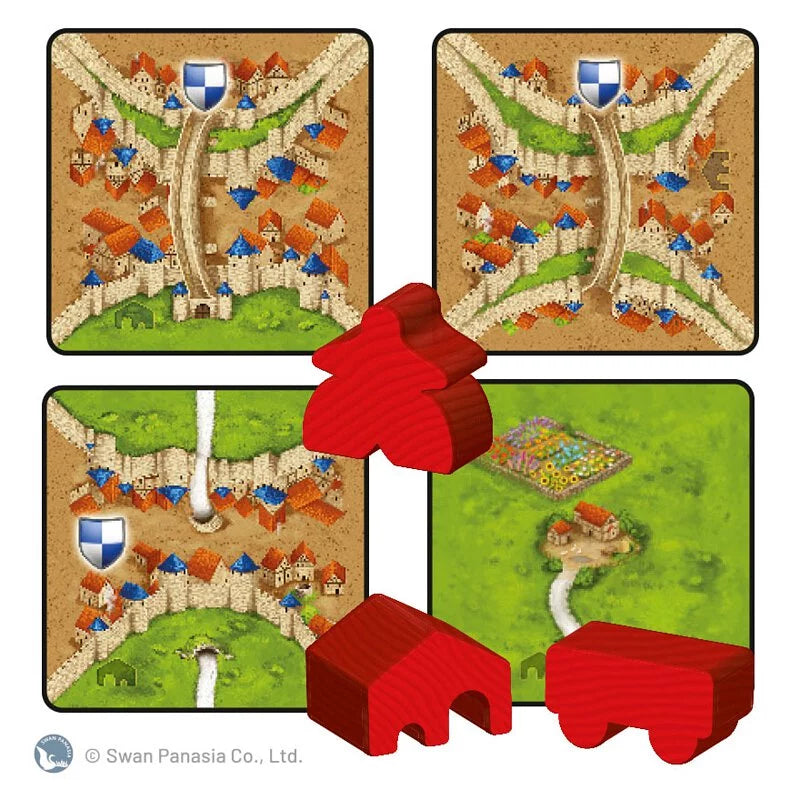 卡卡頌2.0僧院與市長 - 中文版 - Boardgamefever