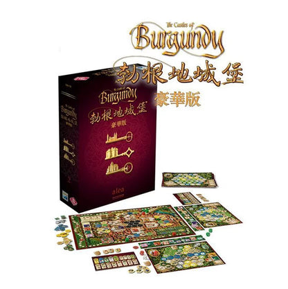 勃根地城堡豪華版 - 中英文版 - Boardgamefever