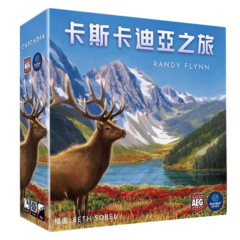 卡斯卡迪亞之旅 CASCADIA - 中文版 - Boardgamefever