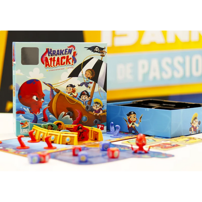 小海盜的驚險奇航 Kraken Attack!- 中英文版 - Boardgamefever