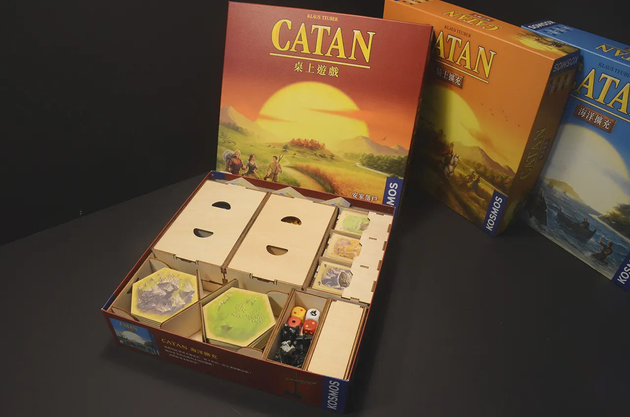 烏鴉盒子-卡坦島 Catan 桌遊收納盒 - Boardgamefever