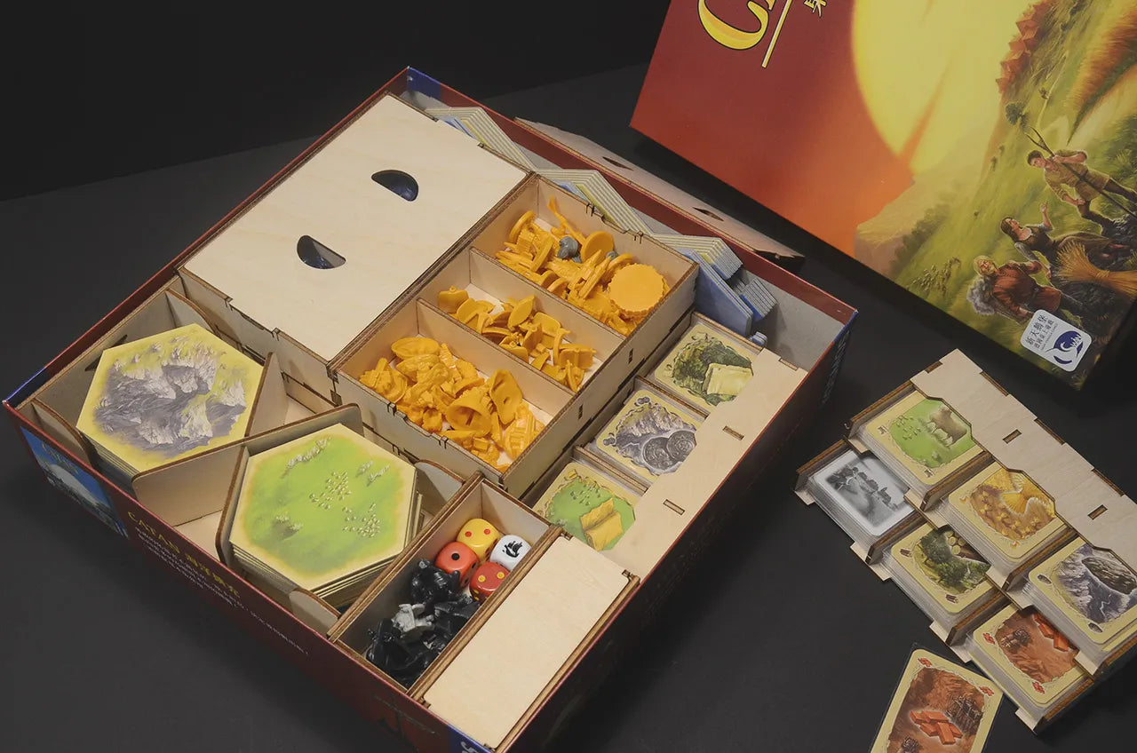 烏鴉盒子-卡坦島 Catan 桌遊收納盒 - Boardgamefever