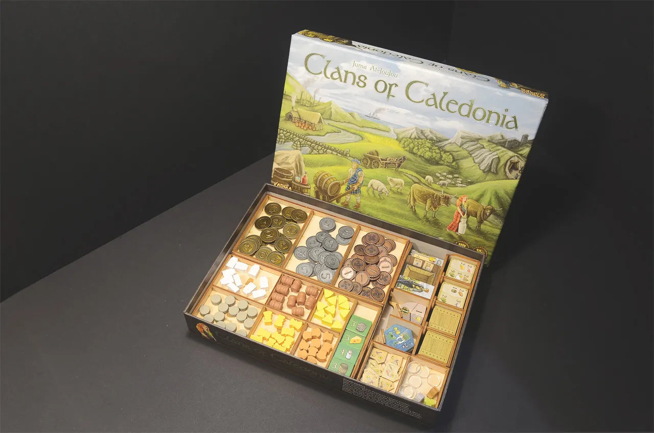 烏鴉盒子-加勒多尼亞 Clans of Caledonia 桌遊收納盒 - Boardgamefever