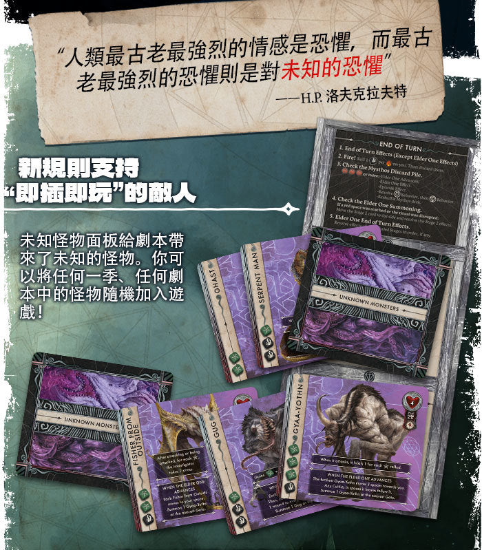 克蘇魯： 死亡湮滅 - 未知恐懼 - Boardgamefever
