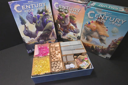 烏鴉盒子- 香料之路/水晶之路三部曲 Century Spice Road Trilogy 桌遊收納盒 - Boardgamefever