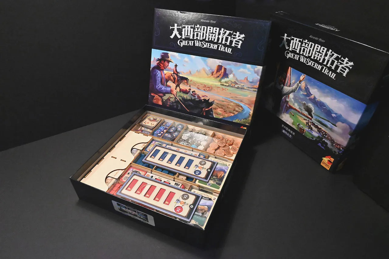 烏鴉盒子-大西部開拓者 Great Western Trail 2nd Edition桌遊收納盒 - Boardgamefever