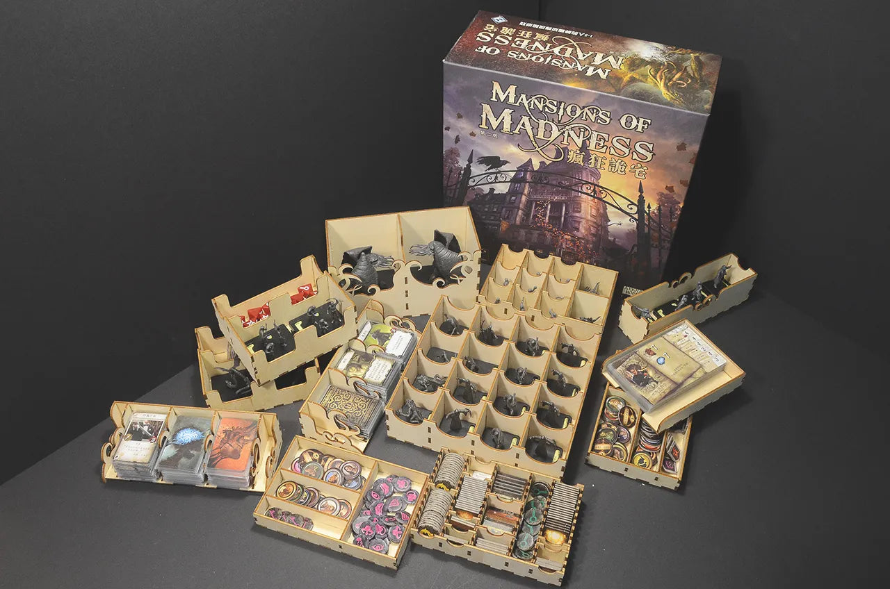 烏鴉盒子-瘋狂詭宅二版 Mansion of Madness Second Edition 桌遊收納盒 - Boardgamefever