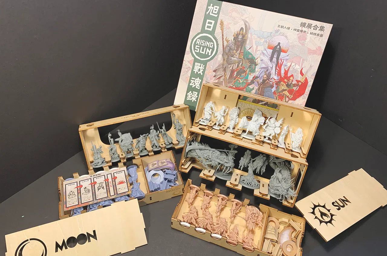 烏鴉盒子-旭日戰魂錄：擴展合集 Rising Sun Expansion Bundle 桌遊收納盒 - Boardgamefever