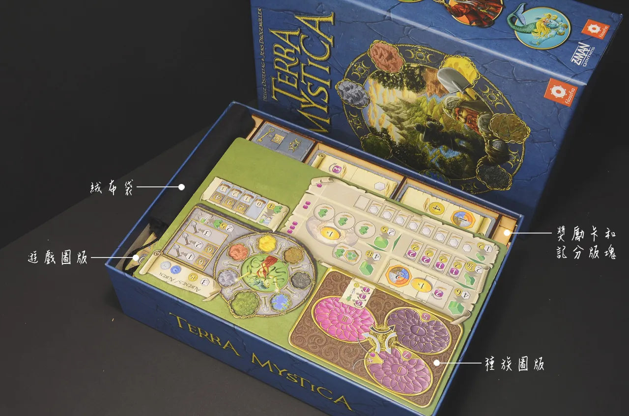 烏鴉盒子-神秘大地 Terra Mystica 桌遊收納盒 - Boardgamefever